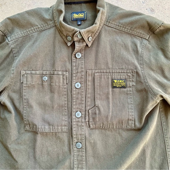 Bike Shed Motorcycle Club Ripstop Utility Shirt Medium - Picture 5 of 6